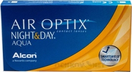 Air Optix Night & Day Aqua 3 линзы