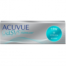 ACUVUE OASYS 1-Day with HydraLuxe™ Technology 30 линз ("+" диоптрии и радиус 9,0)