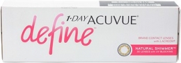 1-Day Acuvue Define Естественное сияние (Natural Shimmer) 30 линз