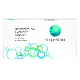 Biomedics 55 Evolution UV 6 шт Оптическая сила +0,75
