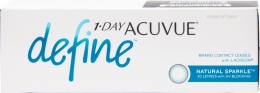 1-Day Acuvue Define Естественный блеск (Natural Sparkle) 30 линз Оптическая сила -5,75